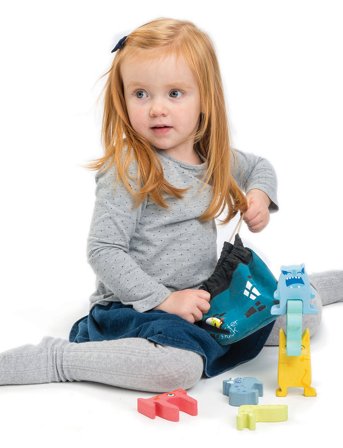 Tender Leaf Monster Stacker - Multi/patterned - ONE SIZE