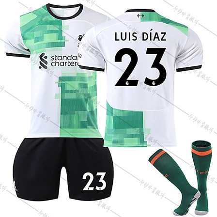 Liverpool F.C. 23- Bortelagstrøye LUIS DIAZ nr. 23 Fotballdrakt W