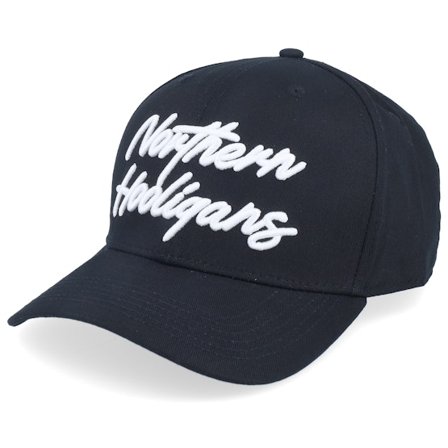 Northern Hooligans - Svart adjustable Caps - The Script Cap Black Adjustable @ Hatstore