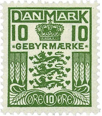 Danmark 1926 - Gebyrmærke AFA 2 - Postfrisk