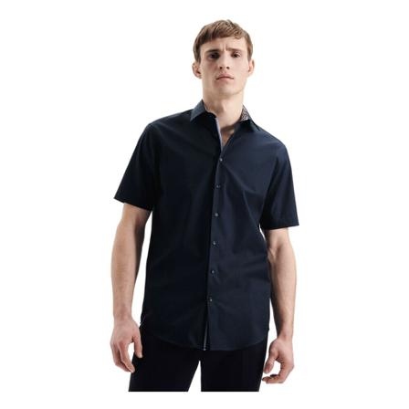 Seidensticker Business Shirt Regular , Blauw , Heren , Maat: 3XL