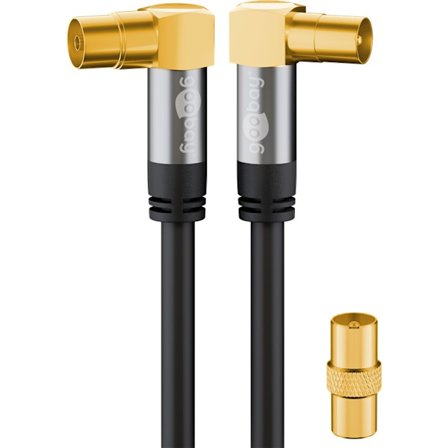 TV-antennekabel (135 dB), 4x afskærmet