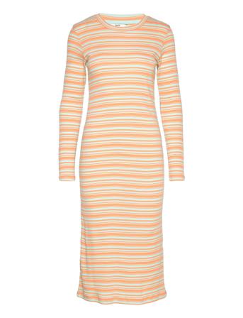 2X2 Cotton Stripe Duba Dress Dresses T-shirt Dresses Multi/mönstrad Mads Nørgaard