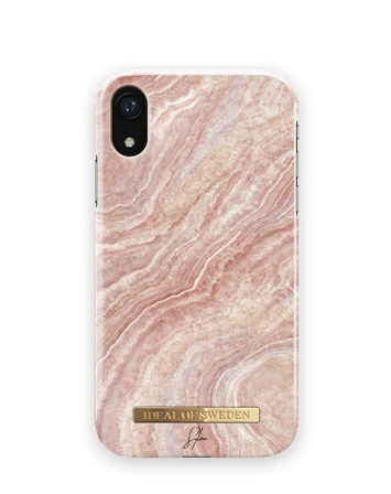 Female deksel, Sylvie Meis iPhone XR Rosy Reef Marble, iDeal of Sweden