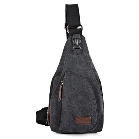 Män Crossbody Messenger Axelväska Bröstpack Sport