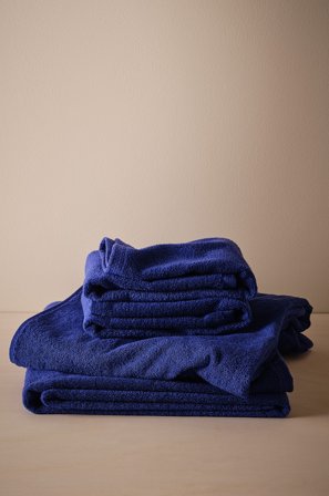 Jotex - Håndklesett 4-pakning Koboltblå - DARCY - Kjøp Håndklær hos Jotex