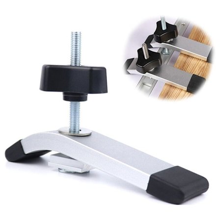 Alumiininen kisko T-urakiinnike, T-urametalli Pikakiinnitys T-urakiinnitin, M8-kierteinen tanko T-urapuutyökalulle KLB