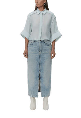 DAY Birger et Mikkelsen Niki - Vintage Blue Denim Kjolar Dam Blå 38