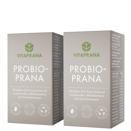 2 x Probioprana Melkesyrebakterier 30 kapslar