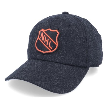 American Needle - NHL Svart unconstructed Caps - NHL Archive Legend Black Dad Cap @ Hatstore