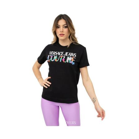 Versace Jeans Couture 72Haht11 Cj02T - T-Shirt Sort, Dame