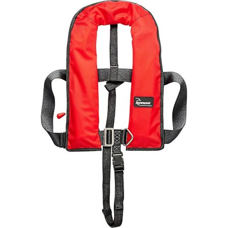 Bluewave Voksen Redningsvest 150N Sele Rød Automatisk