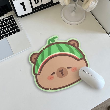 Halkfri Musmatta Capybara Dator Tangentbord Halkfri Skrivbordsunderlägg