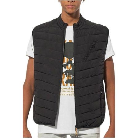 Kaporal, Sleeveless jacket Zwart, Heren, Maat:S