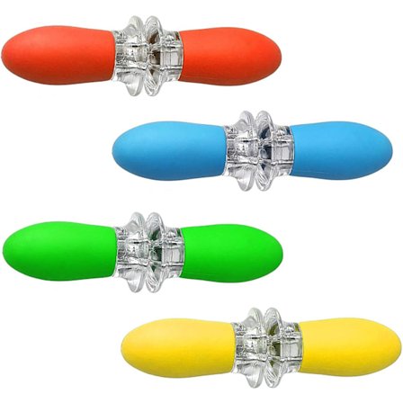 8-delt majskolbe gaffel majsholdere med farvet silikonehåndtag