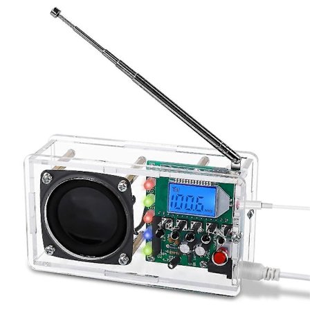 FM Radio Kit, Svejseprojekt Radio med LED Lommelygte DIY Radio Kit til Læring Undervisning STEM E