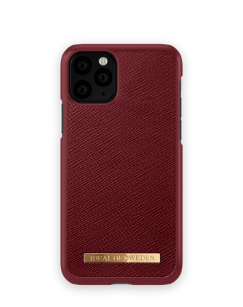 Saffiano Case iPhone 11 Pro Burgundy