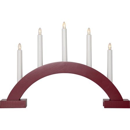 Star Trading - Adventstake ABBE 139-05-1 Rød