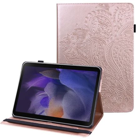 SKALO Samsung Tab A8 10.5 (2021/2022) Mandala Flip Cover - Rosa guld