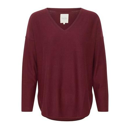 Part Two, V-neck Knitwear Czerwony, Kobieta, Rozmiar: S