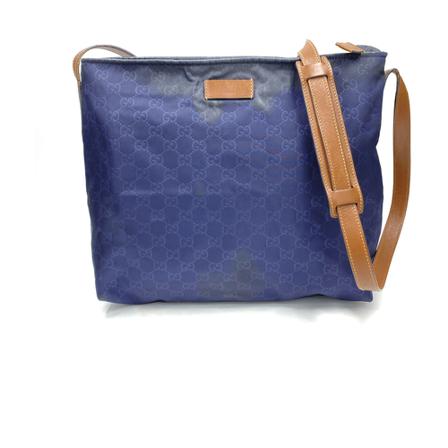 Gucci Vintage, pre-owned Large Side Bag Blauw, Dames, Maat:ONE Size