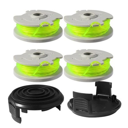 Trimmerspole till Worx WA0014 – 4-pack med lock