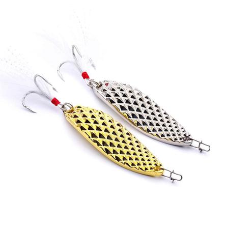 2-pack Skeddrag "dragon Scale" Silver / Guld - Olika Storlekar Alt 2