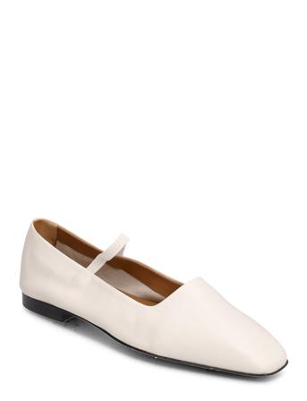 Petina Linen Nappa Designers Ballerinas White ATP Atelier