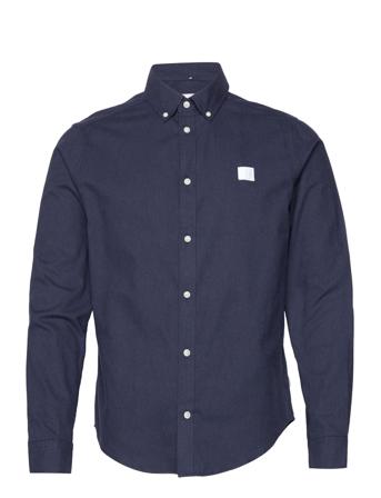 Piece Brushed Shirt Blue Les Deux