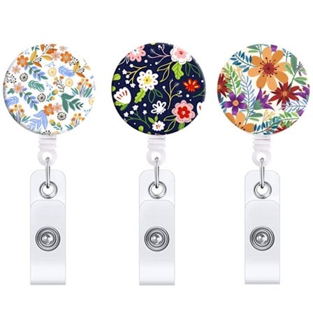 3 Pack ID Badge Holder Badge Holder Badge Reel ID-kortholder