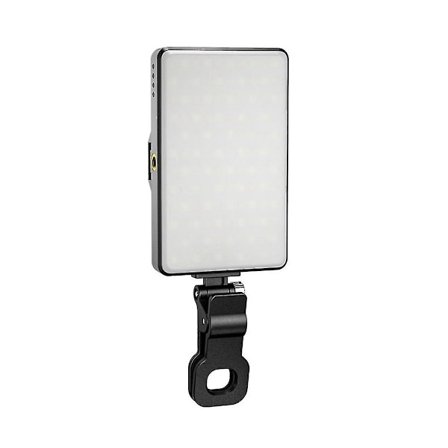 LED Hög Effekt Uppladdningsbar Clip Fylllampa Justerbar Bärbar Lampa För Telefon, Surfplatta, För Makeup, Selfie, Vlogg