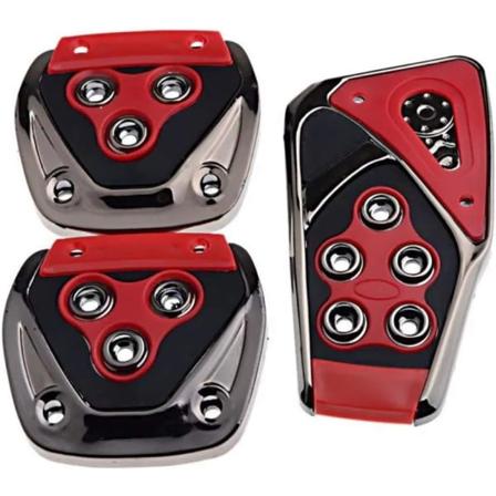 Bilpedaler, 3 st universella halkfria titanlegering bromspedal