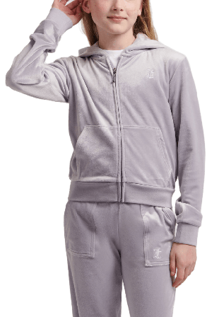 Juicy Couture Tonal Zip Through Hoodie Hoodies & sweatshirts Dam Grå 164/170