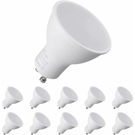 GU10 LED-lyspærer, 7W halogenpære-ekvivalent 70W, 550ml, varm