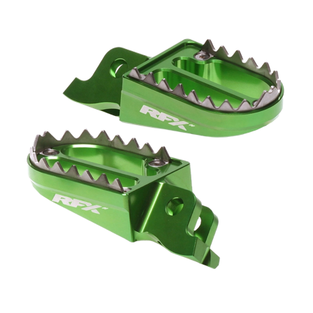Stupačky RFX Pro Shark Teeth - Kawasaki KX 450 X 2021-2024