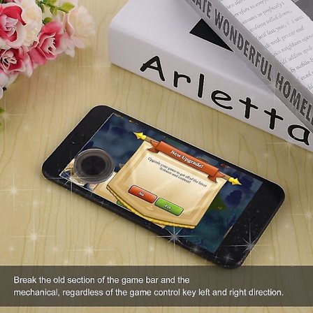 Mobil Joystick för Smartphone Spel Touch Screen Arcade