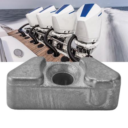Anodilohko Sinkkiseos 6E5 11325 00 00 Vaihto Yamaha F9.9 - F350 Ulkolautamo Sylinteriin