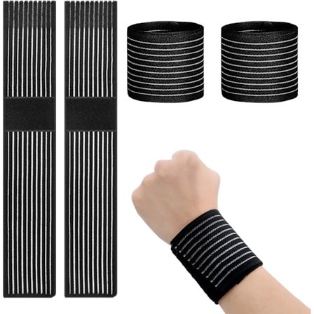 4 stk. håndledsbånd elastisk håndledsbånd åndbart håndledsrem annonce