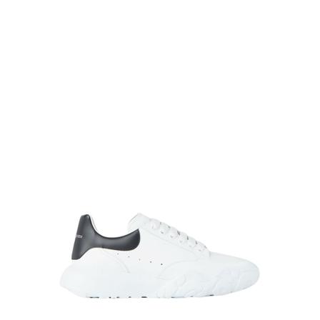 Alexander McQueen Court Leather Sneakers vit, Herr, Herr, Storlek: 44 EU