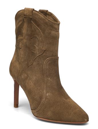 Boots Caitlin Shoes Boots Ankle Boots Ankle Boot - Heel Vihreä Ba&sh