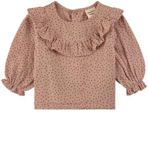 Buddy & Hope GOTS Dotted Blouse Mauve - Tops - 110/116 cm - Pink - Mädchen