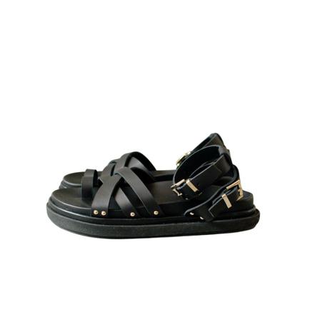 Alohas - Sandaler - Svart - Dam - Storlek: 41 Eu, Dam, Storlek: 41 EU