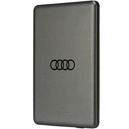Audi Trådlös Magsafe Powerbank 5000mAh 15W Big Logo