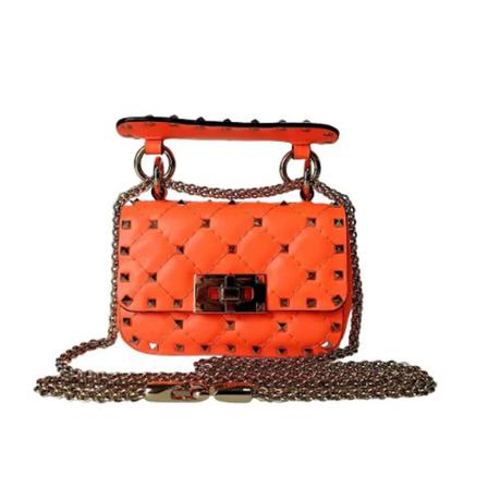 Valentino Vintage Pre-owned HandTass , Oranje , Dames , Maat: ONE Size Vintage Tassen