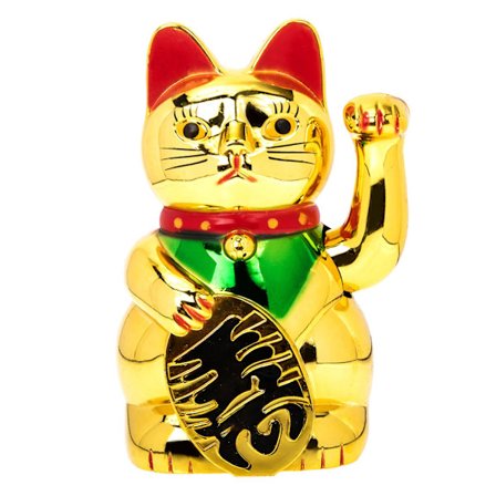 Aasialainen Koristeellinen Aaltoileva Kissan Veistos Keramiikka Maneki Neko Fengshui-patsas Tokoname Maneki Neko Houkuttele Varallisuutta Patsas