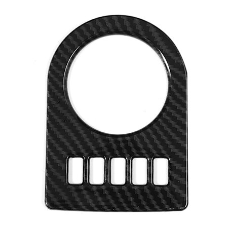 Dekselramme for girkasse-kontrollpanel i karbonfiberstil, passer til Jaguar XF XE XJL XJ F PA CE F Pace