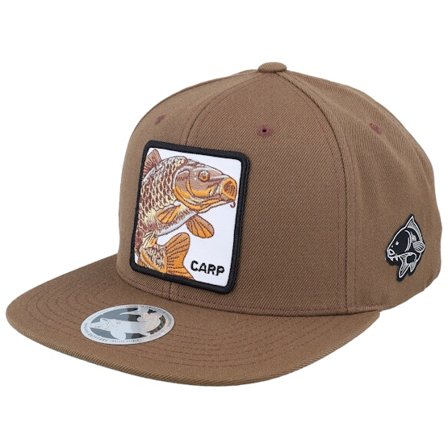 Skillfish - Marrone snapback Cappellino - Carp Box Classic Tan Snapback @ Hatstore