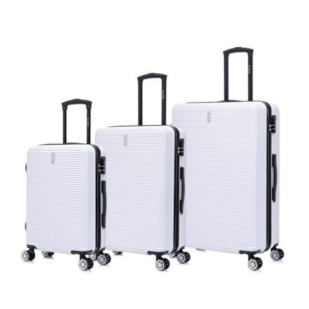 Sæt af Hårde Kufferter - CELIMS - Weekend - 3 Stykker - Ultra-Resistent - 360° Hjul - Hvid