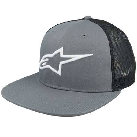 Alpinestars - Grå trucker Caps - Corp Grey/Black A-frame Trucker @ Hatstore