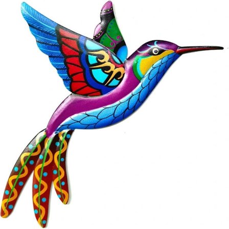 Metallinen Kolibri Seinätaide Sisustus Taottu Rauta Kolibri Veistokset Riippuva Koriste Puutarha Riippuva Linnun Veistos
